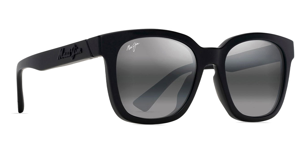 Maui Jim® Honua Asian Fit MJI 653-02 55 - Matte Black/Neutral Grey Sunglasses