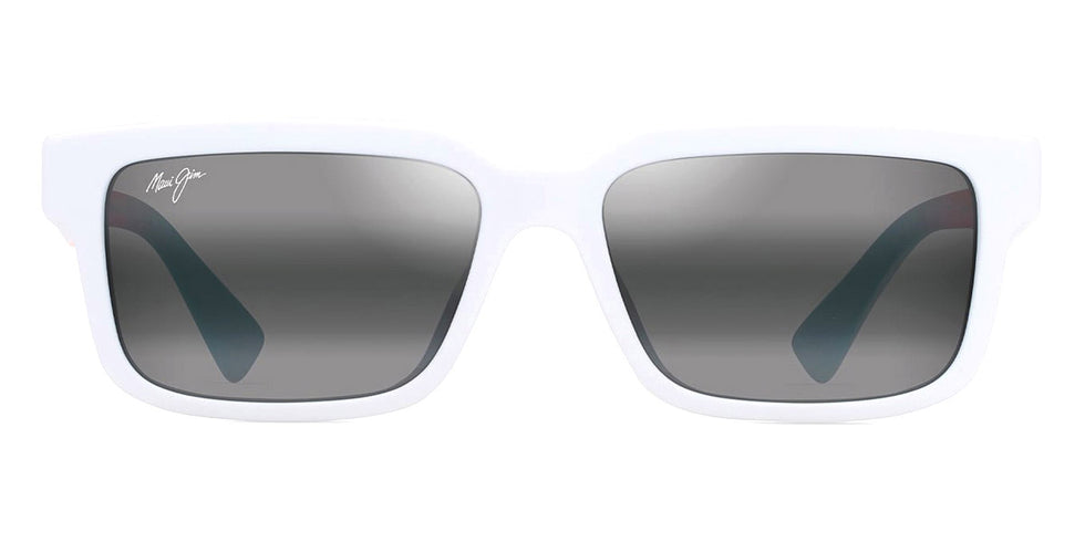 Maui Jim® Hiapo Asian Fit MJI 655-05 56 - Matte White/Neutral Grey Sunglasses