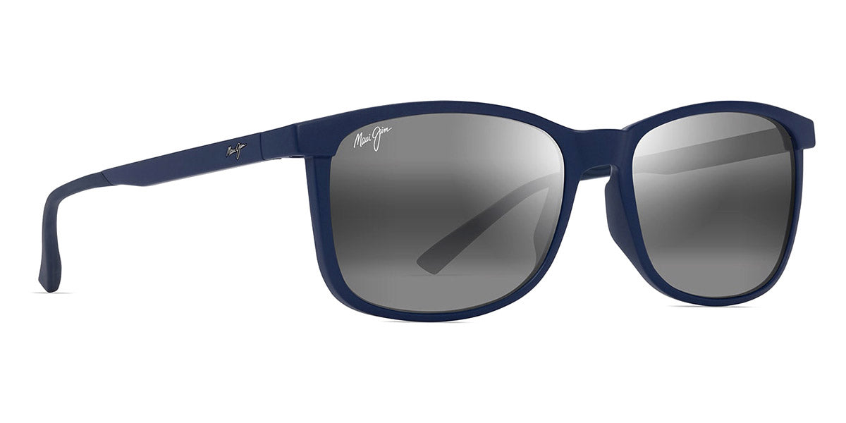 Maui Jim® Hulili MJI 672-03 57 - Matte Blue/Neutral Grey Sunglasses
