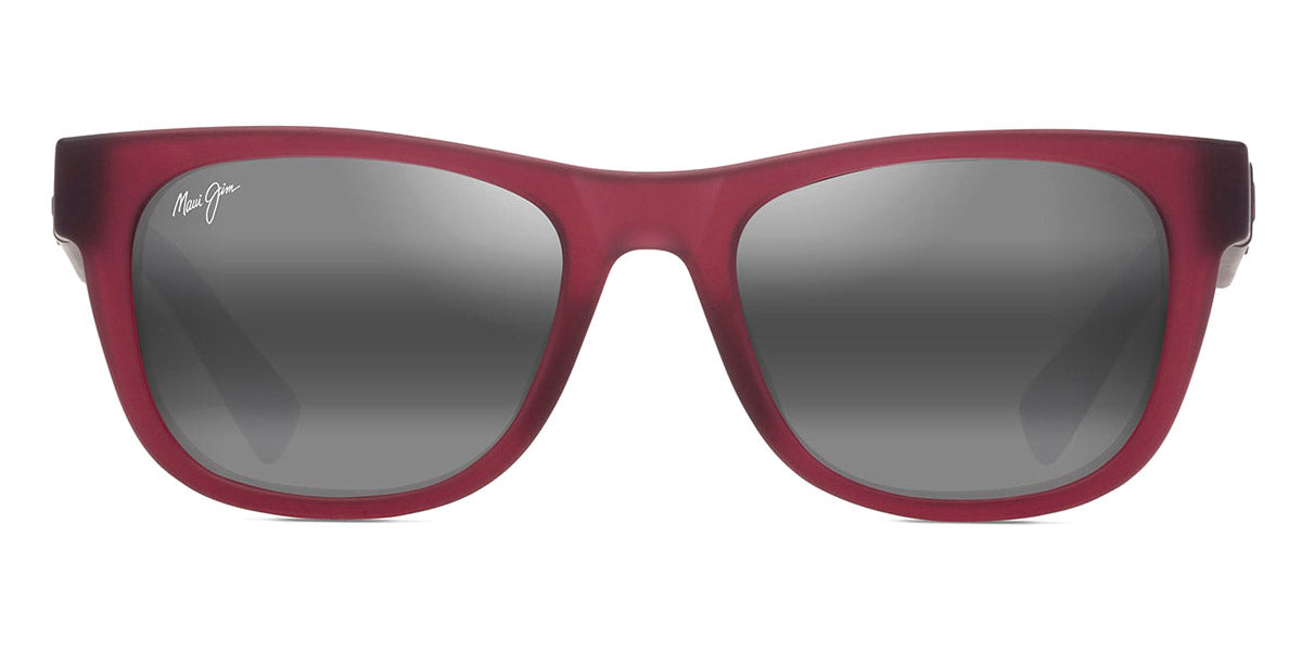 Maui Jim® Kaulike MJI 687-09 53 - Matte Transparent Fuchsia/Neutral Grey Sunglasses