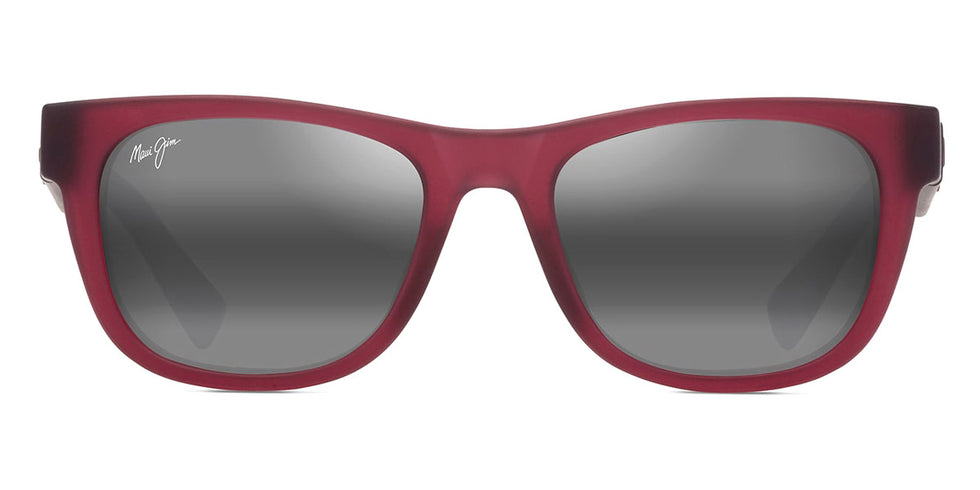 Maui Jim® Kaulike MJI 687-09 53 - Matte Transparent Fuchsia/Neutral Grey Sunglasses