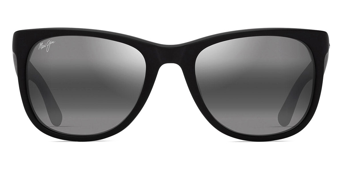 Maui Jim® Kikonia Xl MJI 693-02 56 - Matte Black/Neutral Grey Sunglasses