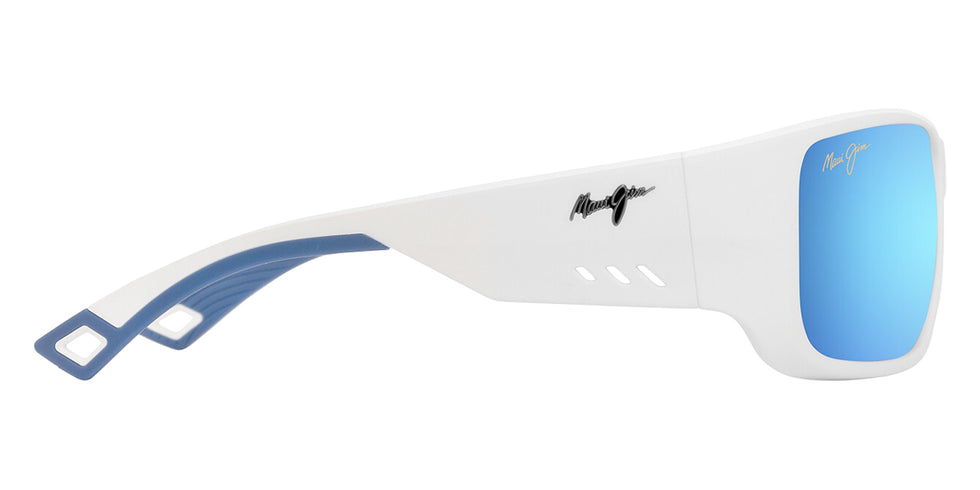 Maui Jim® Keha MJI B663-05 63 - Matte White/Blue Hawaii Sunglasses