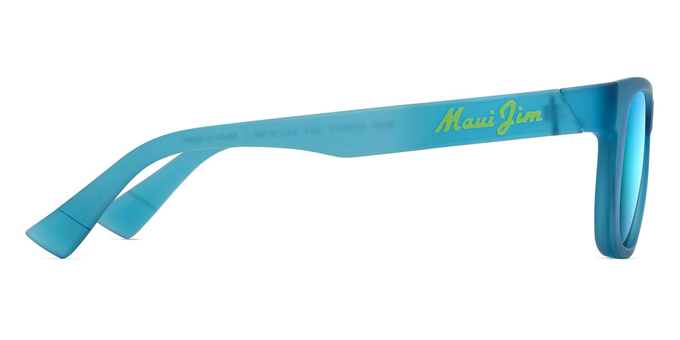 Maui Jim® Kaulike MJI B687-03 53 - Matte Transparent Blue/Blue Hawaii Sunglasses