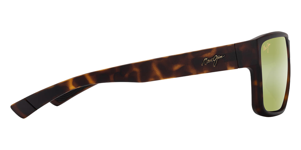 Maui Jim® Uila MJI HT661-10B 62 - Matte Dark Havana With Black/Maui HT Sunglasses