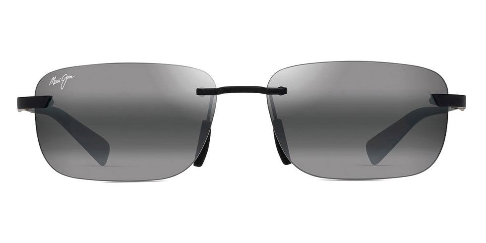 Maui Jim® Lanakila MJI MM624-012 59 - Matte Black With Grey/Neutral Grey Sunglasses