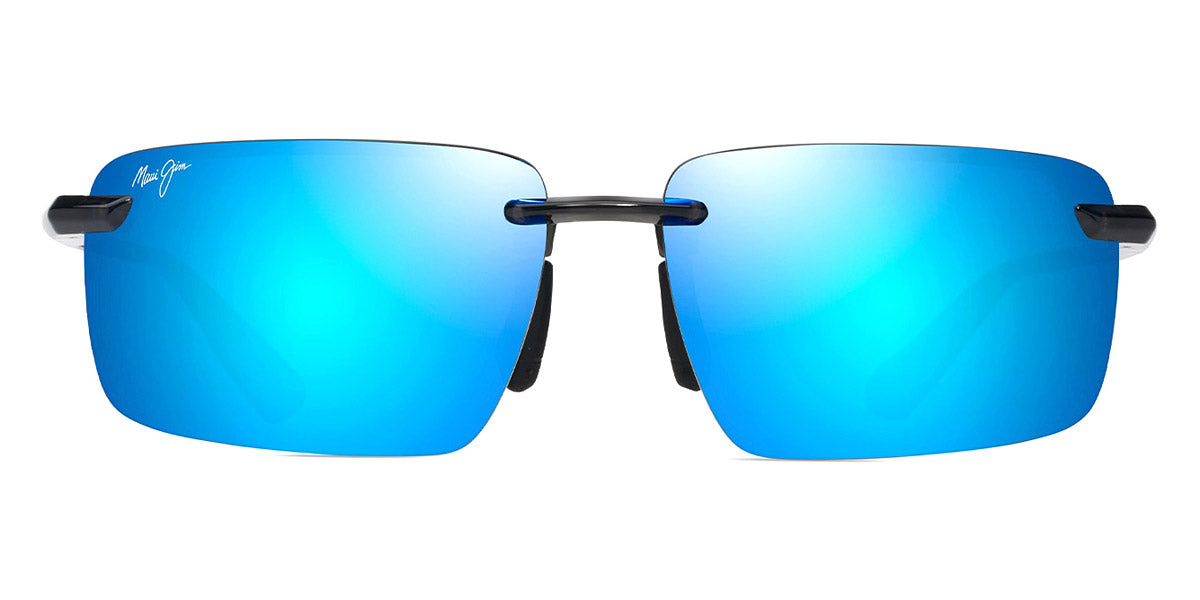 Maui Jim® Laulima MJI MM626-034 61 - Shiny Trans Dark Grey/Blue Hawaii Sunglasses