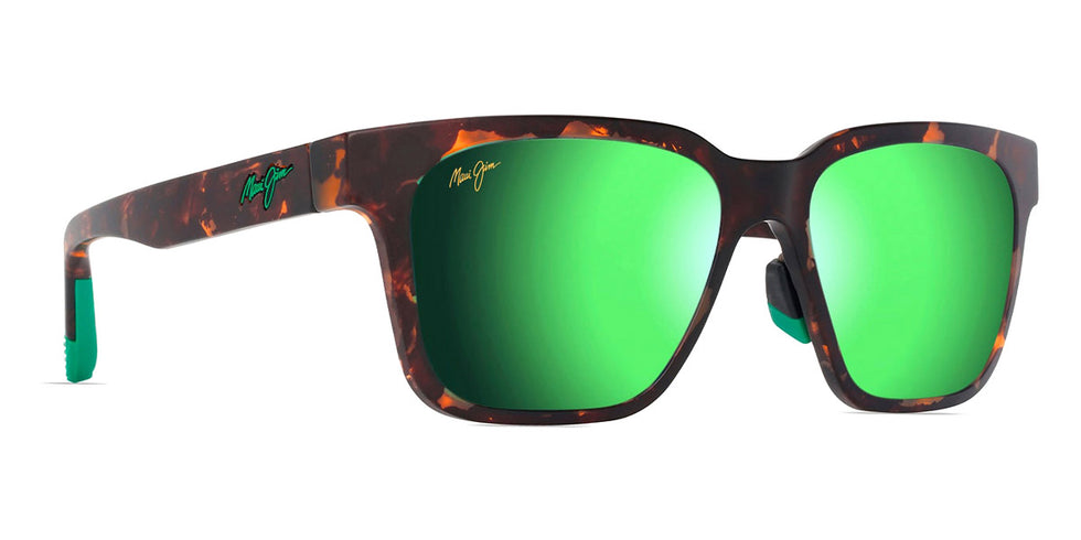Maui Jim® Punikai MJI MM631-032 56 - Matte Dark Havana/Mauigreen Sunglasses