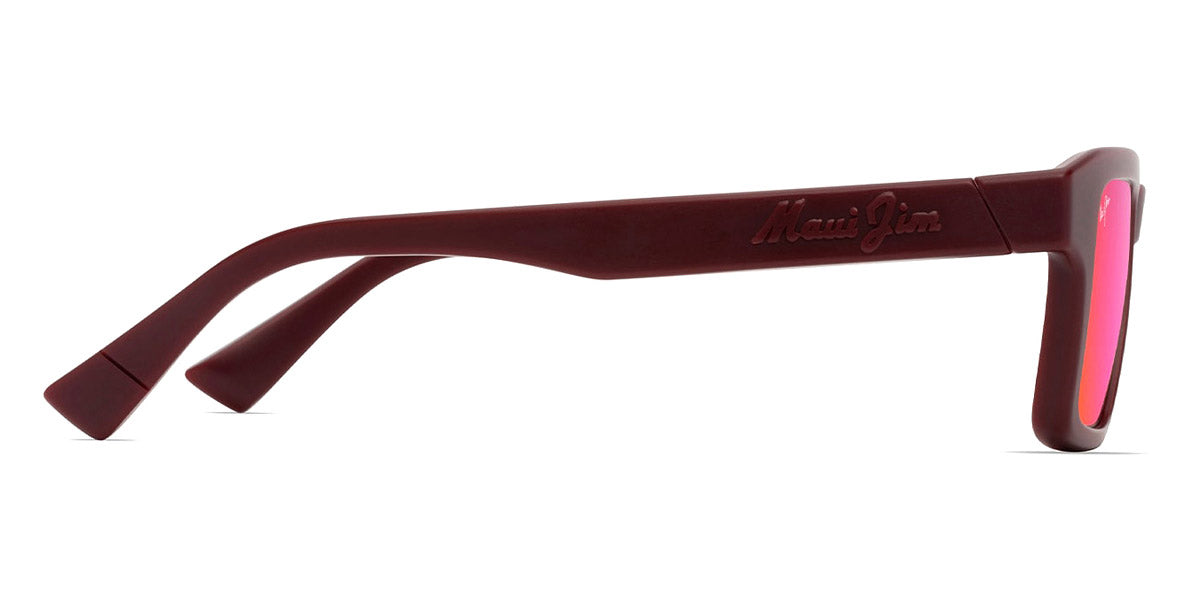 Maui Jim® Kahiko MJI MM635-039 53 - Matte Burgundy/Maui Sunrise Sunglasses