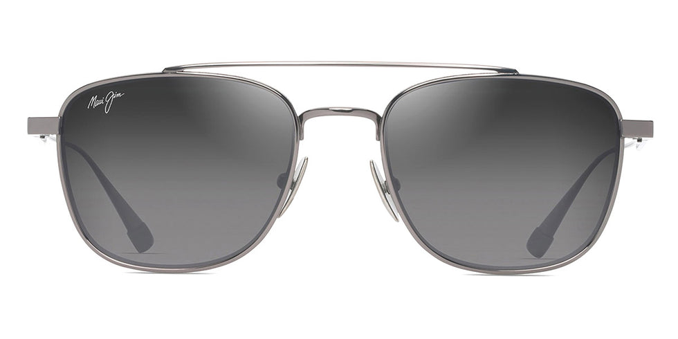 Maui Jim® Kahana MJI MM640-010 53 - Shiny Dark Ruthenium/Neutral Grey Sunglasses