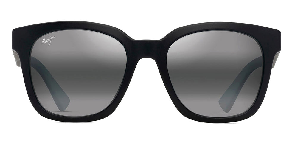 Maui Jim® Honua Asian Fit MJI MM653-016 55 - Matte Black With Interior White Gradient Effect/Neutral Grey Sunglasses