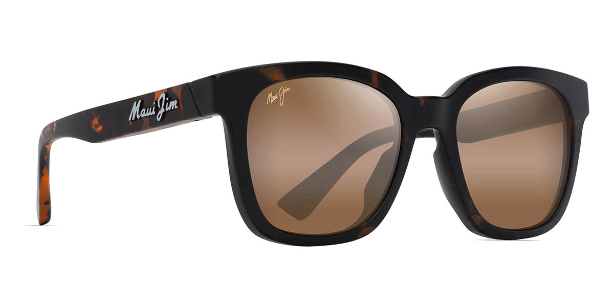 Maui Jim® Honua Asian Fit MJI MM653-018 55 - Matte Dark Havana/HCL Bronze Sunglasses