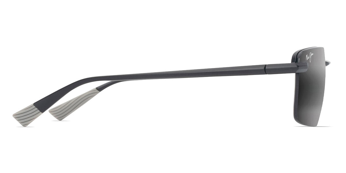 Maui Jim® Laulima Asian Fit MJI MM656-012 61 - Matte Black/Neutral Grey Sunglasses