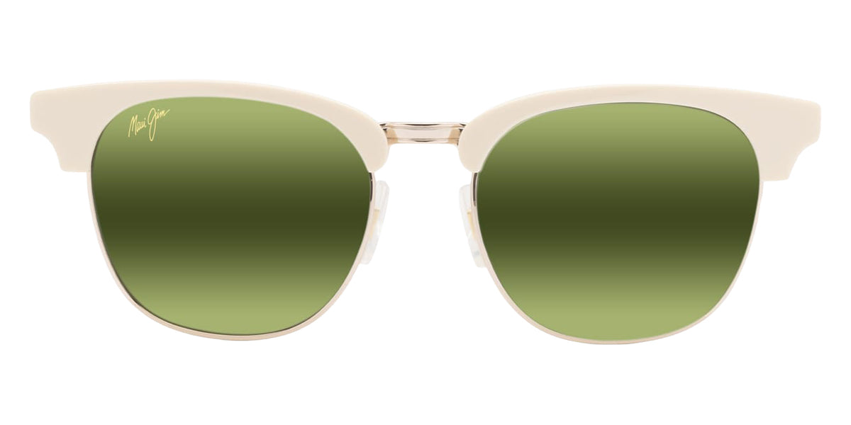 Maui Jim® Holomua MJI MM695-028 52 - Shiny Solid Ivory/Maui HT Sunglasses