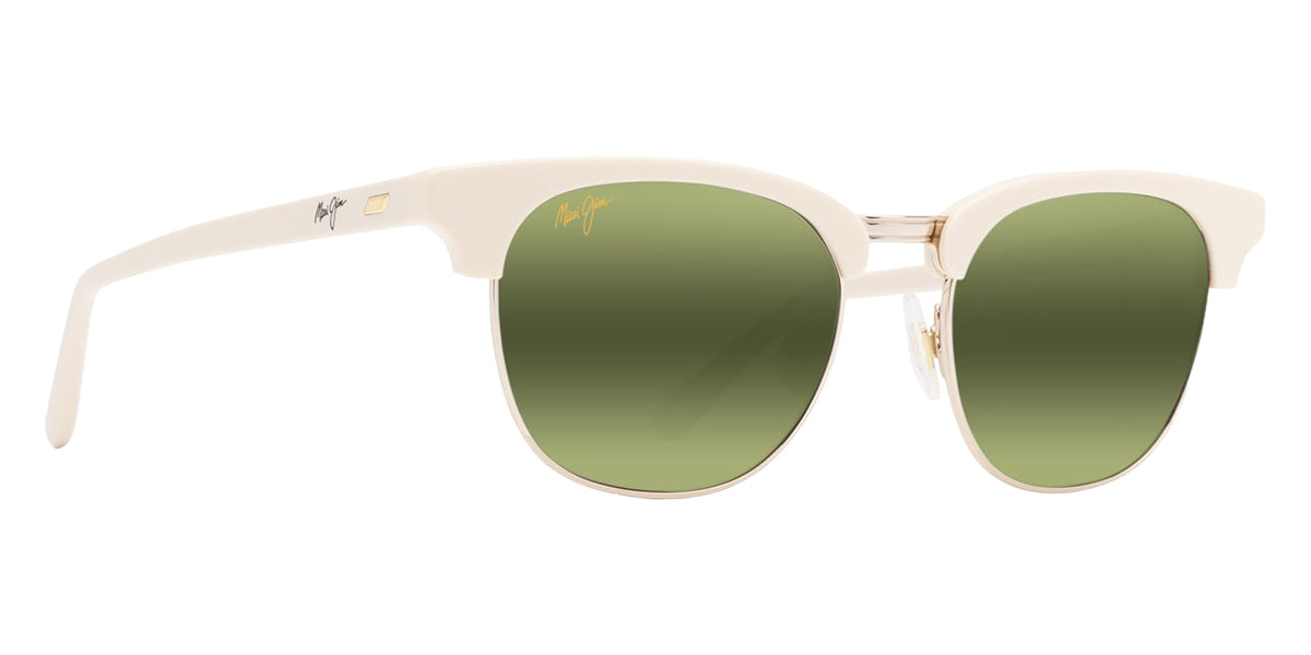 Maui Jim® Holomua MJI MM695-028 52 - Shiny Solid Ivory/Maui HT Sunglasses