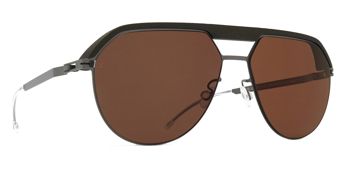 Mykita® ML02 MYK ML02 MH51 Safari Green/Graphite / Leica Brown Polarise 57 - MH51 Safari Green/Graphite / Leica Brown Polarise Sunglasses