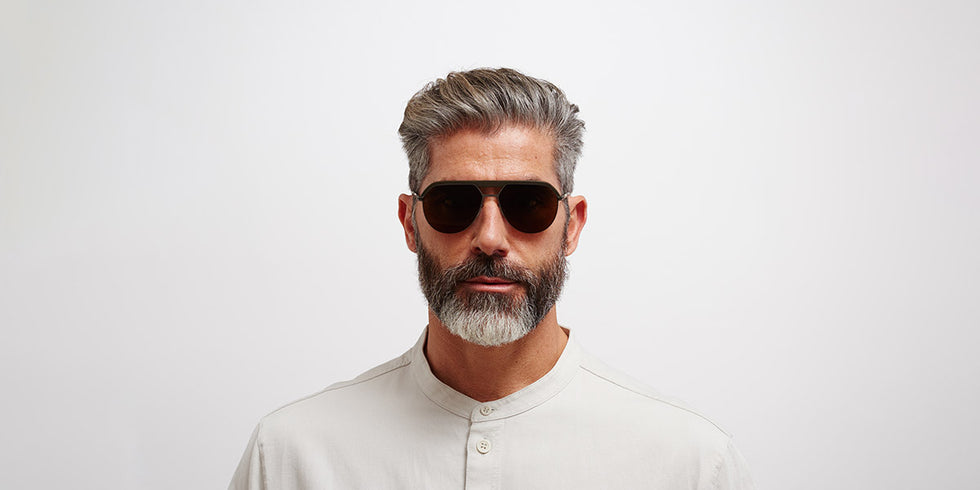 Mykita® ML02 MYK ML02 MH51 Safari Green/Graphite / Leica Brown Polarise 57 - MH51 Safari Green/Graphite / Leica Brown Polarise Sunglasses