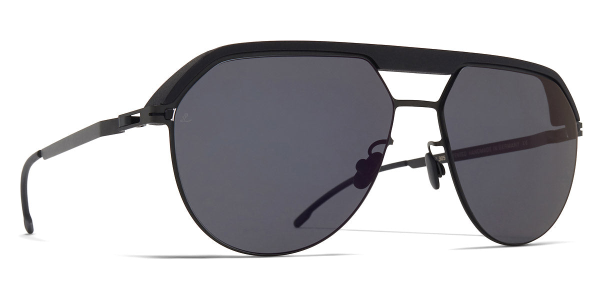 Mykita® ML02 MYK ML02 MH6 Pitch Black/Black / Leica Black Polarized 57 - MH6 Pitch Black/Black / Leica Black Polarized Sunglasses
