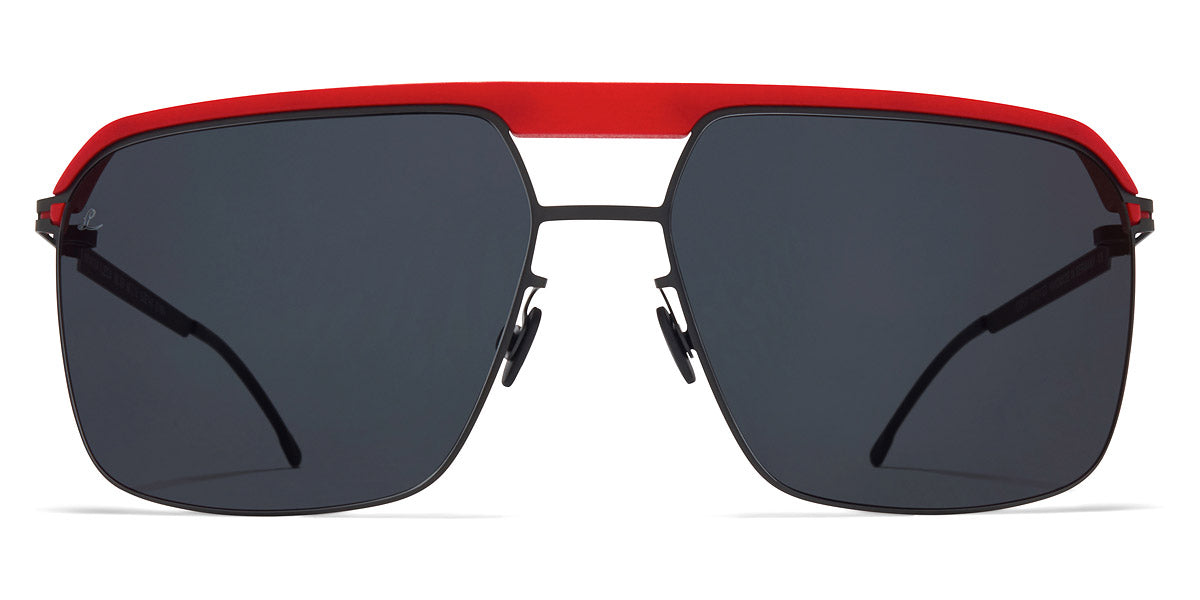 Mykita® ML03 MYK ML03 MH55 Leica Red/Black / Leica Black Solid 60 - MH55 Leica Red/Black / Leica Black Solid Sunglasses