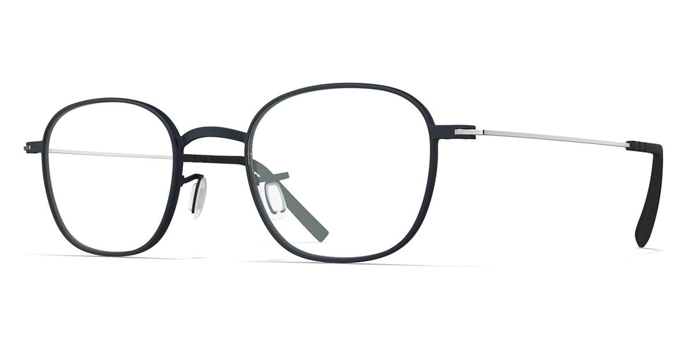 Blackfin® MOJAVE BLF MOJAVE 1576 46 - Shadow Dark Blue/Shiny Silver Eyeglasses