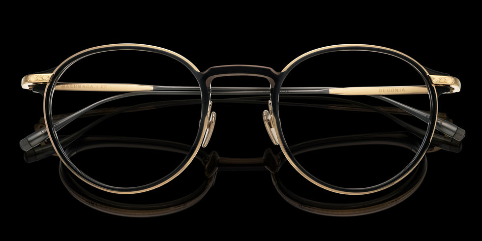 Masunaga® BEGONIA MSNG BEGONIA 19 BK GP 49 Eyeglasses