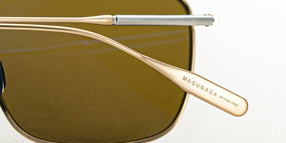 Masunaga® BIRD MSNG BIRD S43 GOLD II 54 Sunglasses