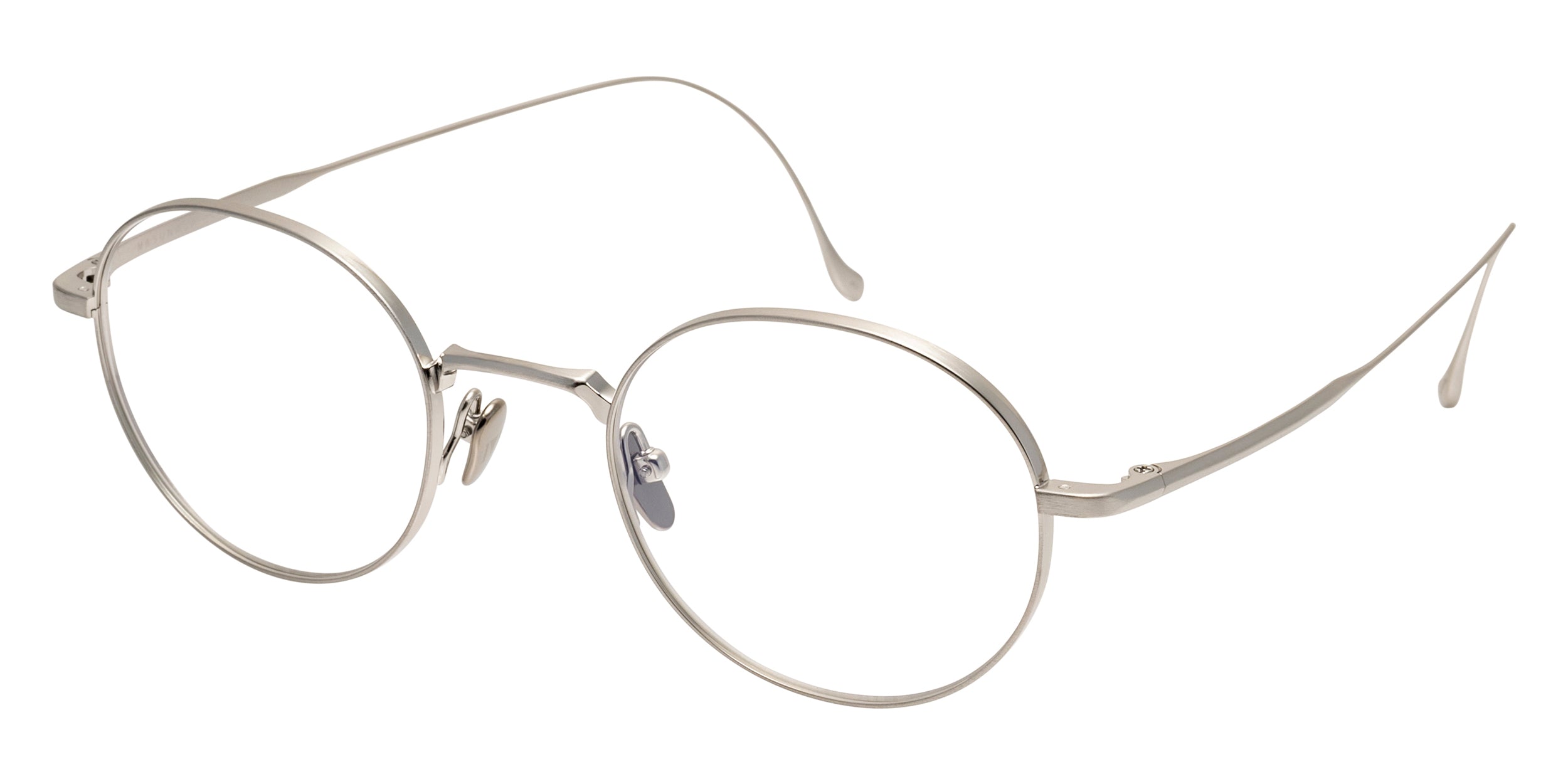 Masunaga® CHORD A MSNG CHORD A PETITE 52 SILVER 47 Eyeglasses