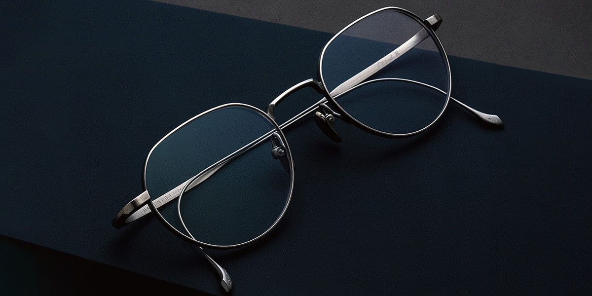 Masunaga® CHORD E MSNG CHORD E 22 AT SILVER 48 Eyeglasses