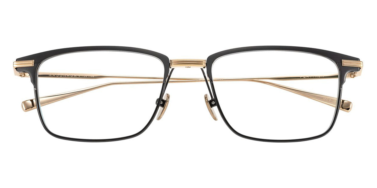 Masunaga® FLATIRON Eyeglasses - 49 BLACK/GOLD