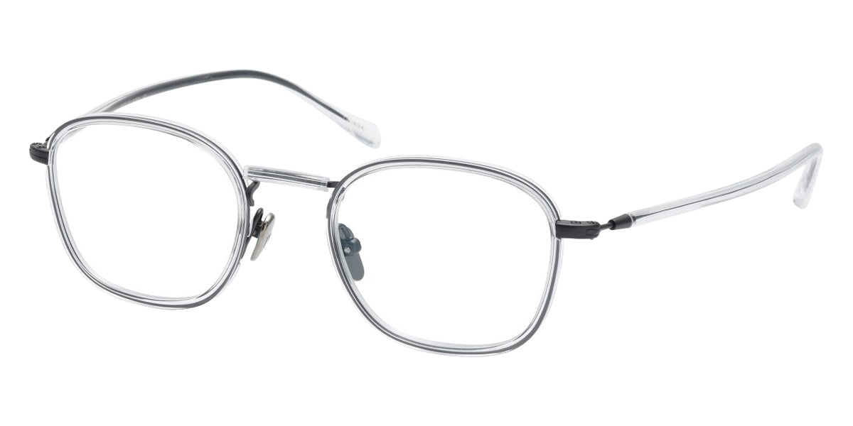 Masunaga® GMS-121TS Eyeglasses - 34 Clear/Black