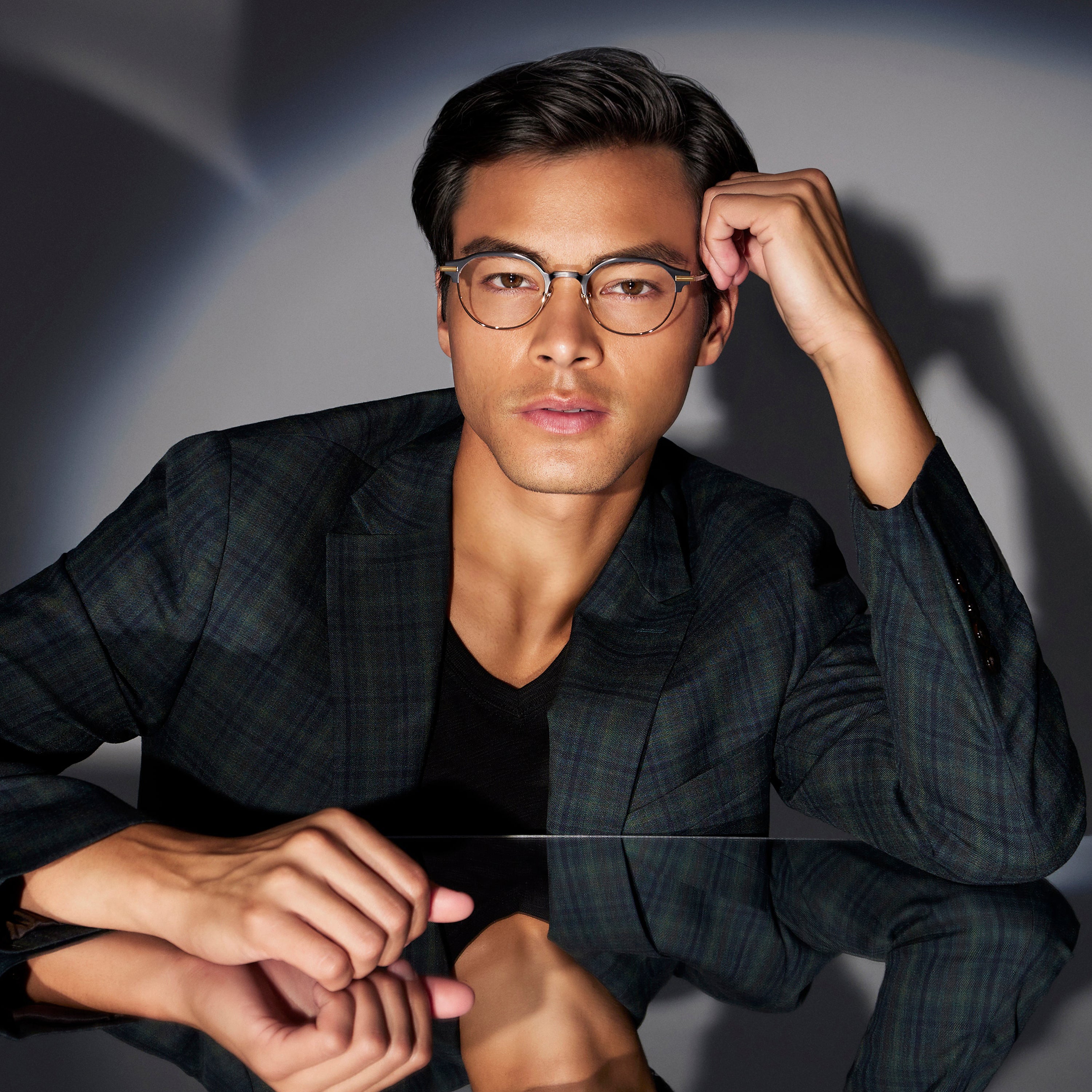 Masunaga® IMAGINIST MSNG IMAGINIST 19 BLACK GOLD 48 Eyeglasses