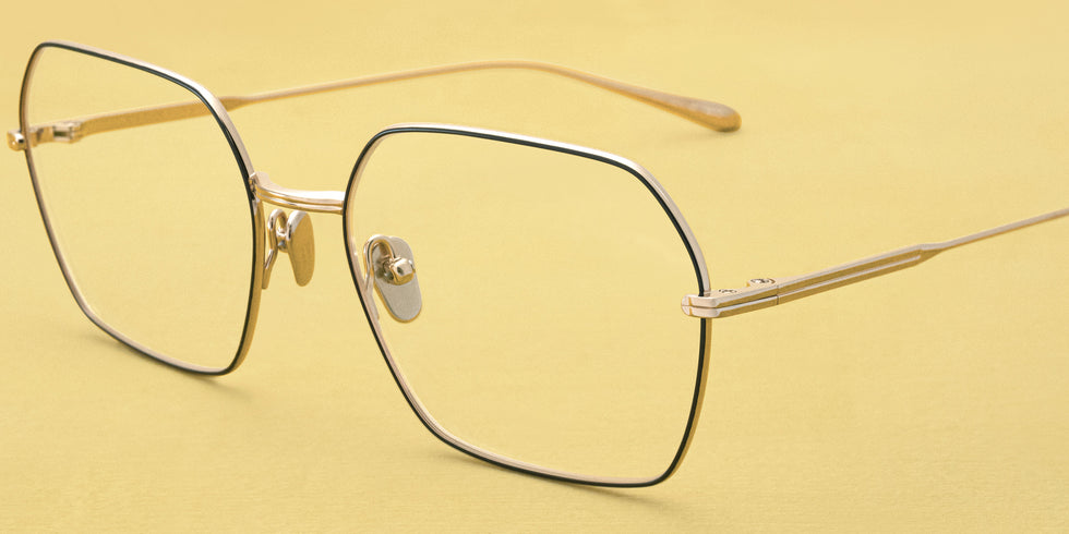 Masunaga® MARGOT MSNG MARGOT 45 GOLD NAVY 54 Eyeglasses