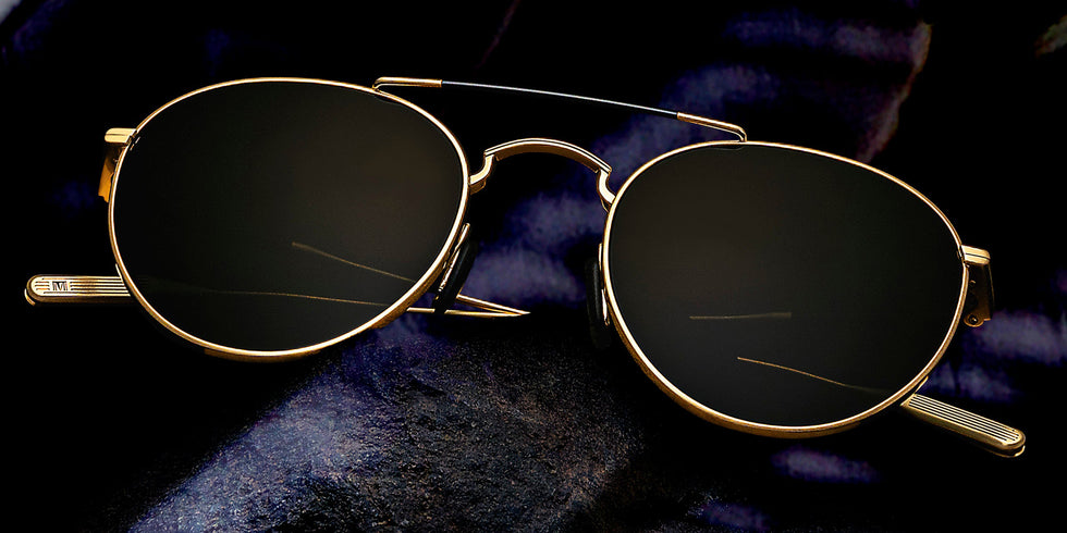 Masunaga® MONK MSNG MONK S11 GOLD 52 Sunglasses