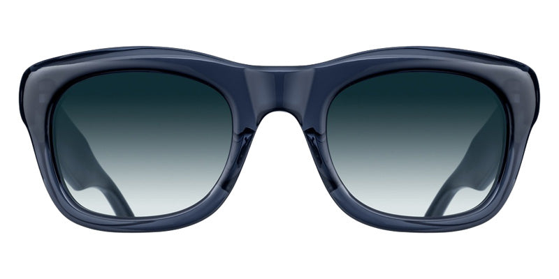 Matsuda® M1042 MTD M1042 Dark Navy Crystal 50 Sunglasses - Dark Navy Crystal/Blue Gradient