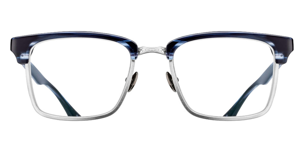Matsuda® M2063 Eyeglasses - BLUE DEMI/BRUSHED SILVER