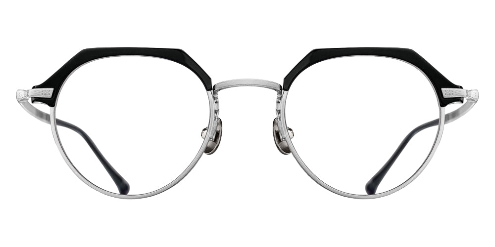 Matsuda® M2064 Eyeglasses - Black-Brushed Silver