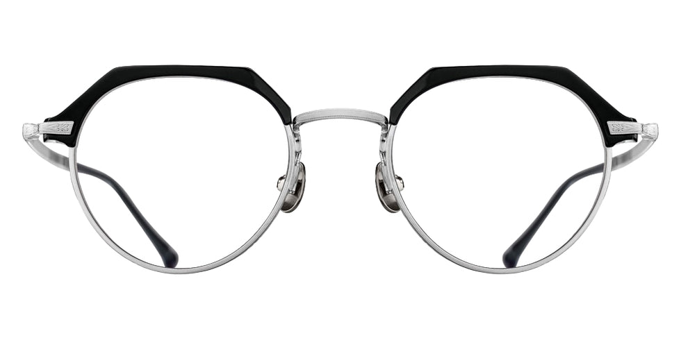 Matsuda® M2064 Eyeglasses - Black-Brushed Silver