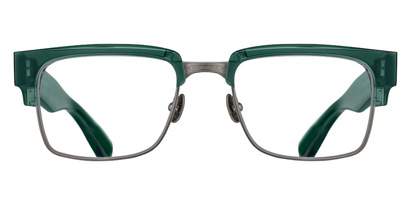 Matsuda® M2071 MTD M2071 Bottle Green/Antique Silver 53 Eyeglasses - Bottle Green/Antique Silver