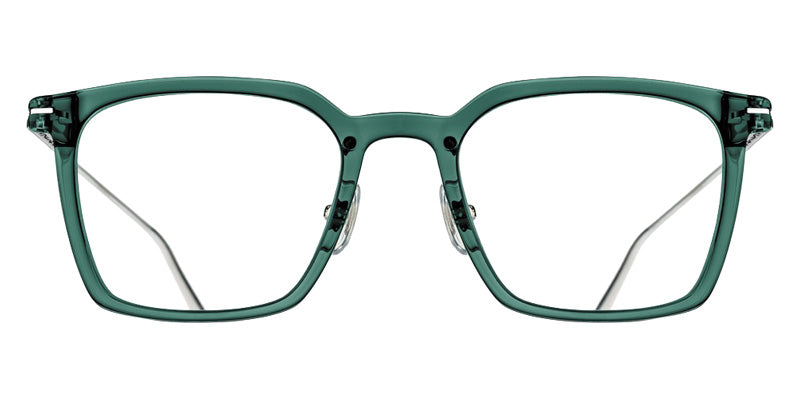 Matsuda® M2074 MTD M2074 Bottle Green/Brushed Silver 49 Eyeglasses - Bottle Green/Brushed Silver
