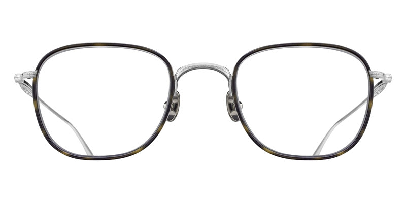 Matsuda® M3090-I MTD M3090-I Brushed Silver/Khaki Tortoise 50 Eyeglasses - Brushed Silver/Khaki Tortoise
