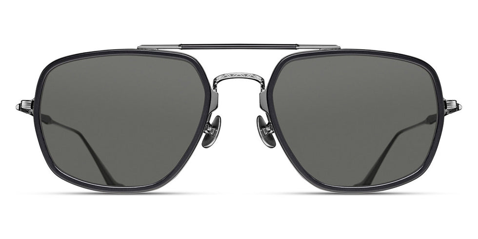 Matsuda® M3123 MTD M3123 Ruthenium/Matte Black/Grey 55 - Ruthenium/Matte Black / Grey Sunglasses