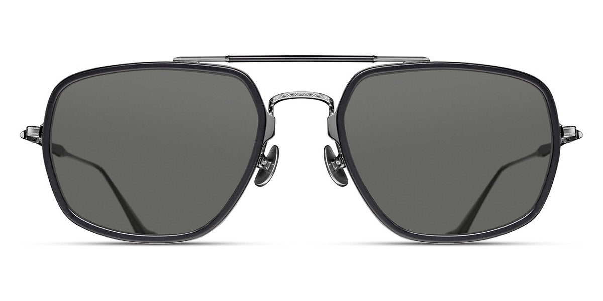 Matsuda® M3123 MTD M3123 Ruthenium/Matte Black/Grey 55 - Ruthenium/Matte Black / Grey Sunglasses