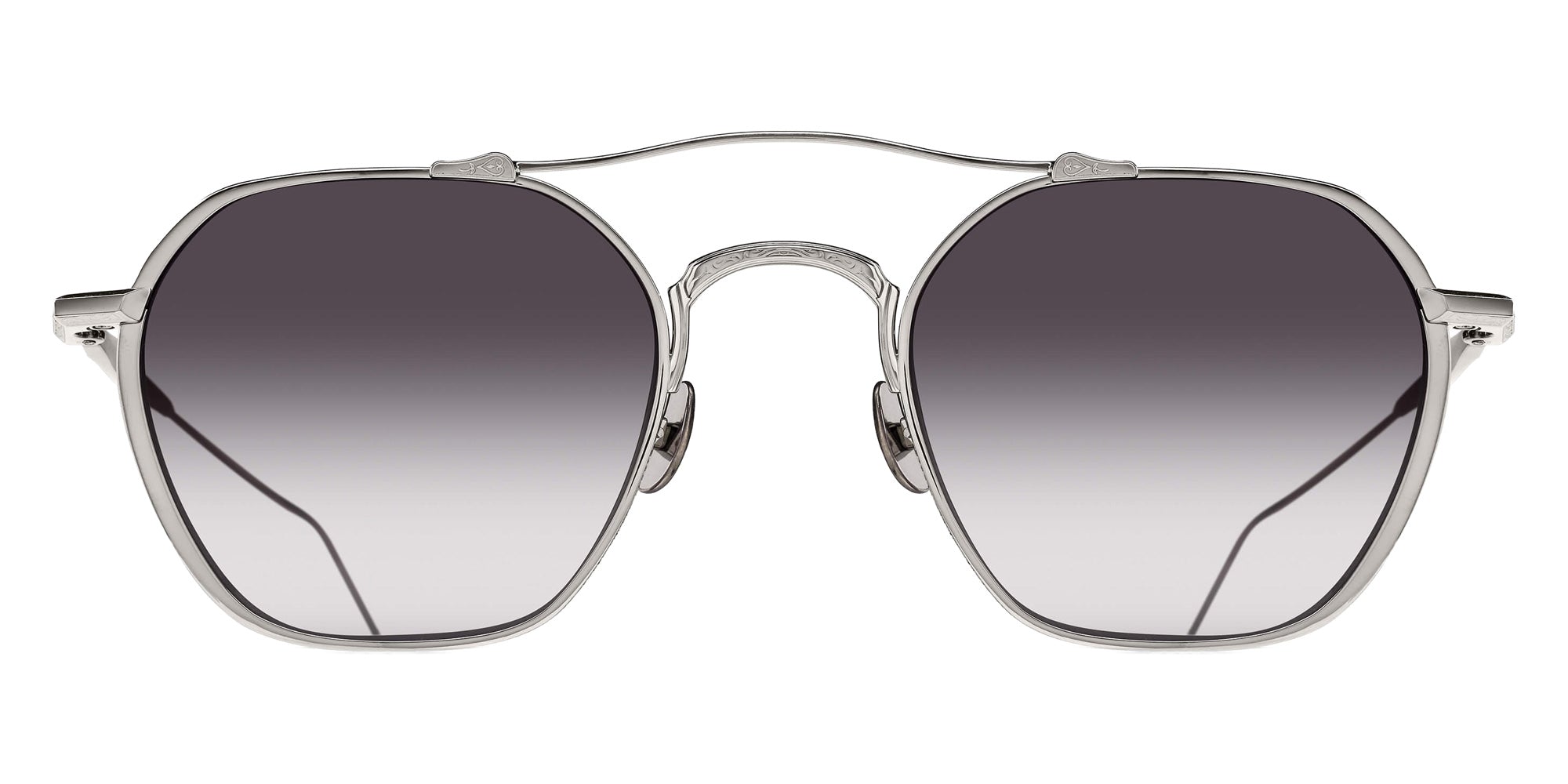 Matsuda® M3145 MTD M3145 Palladium White/Gray Gradient 50 Sunglasses - Palladium White/Grey Gradient