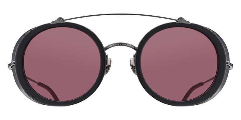 Matsuda® M3155 MTD M3155 Ruthenium/Matte Black 48 Sunglasses - Ruthenium/Matte Black/Brunello Red