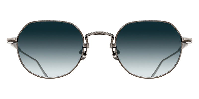 Matsuda® M3167 MTD M3167 Antique Silver 49 Sunglasses - Antique Silver/Blue Gradient