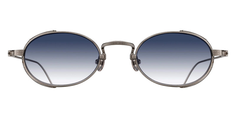 Matsuda® M3169 MTD M3169 Antique Silver 50 Sunglasses - Antique Silver/Blue Grey Gradient