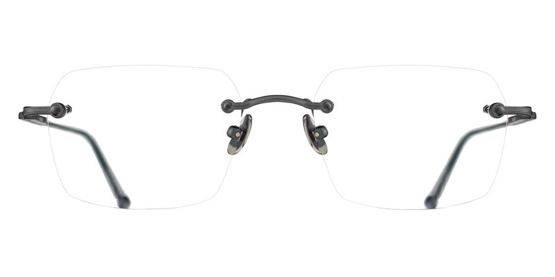 Matsuda® M5008 MTD M5008 Matte Black/Clear Lens 51 Eyeglasses - Matte Black