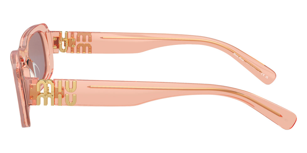 Miu Miu® MU 08ZS Sunglasses MU 08ZS 13T06I 53 - Noisette Transparent