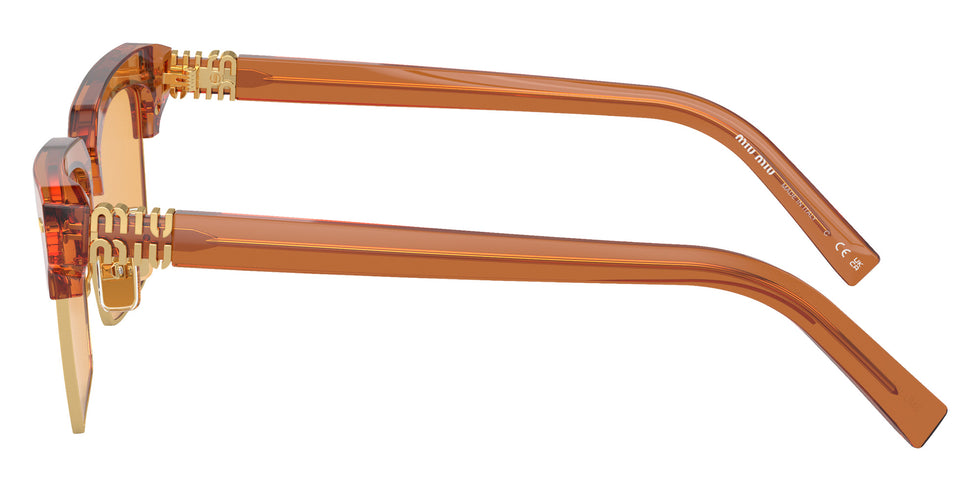 Miu Miu® MU 10ZS Sunglasses MU 10ZS 15T0B7 54 - Caramel Transparent