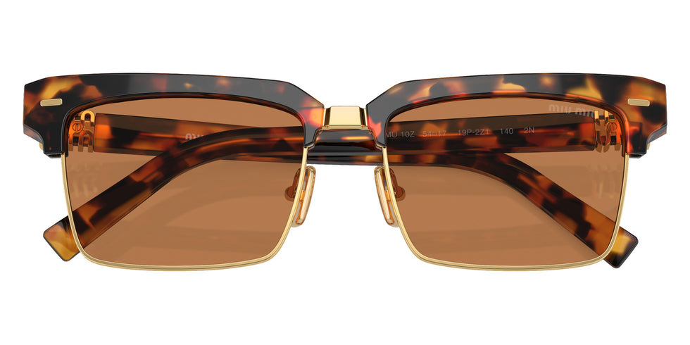 Miu Miu® MU 10ZS Sunglasses MU 10ZS 19P2Z1 54 - Light Havana